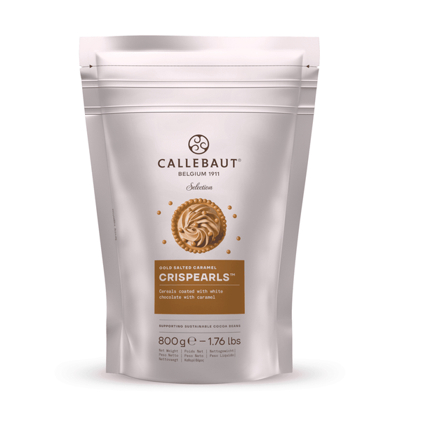 Callebaut Gold Salted Caramel Crispearls 800g silverpåse