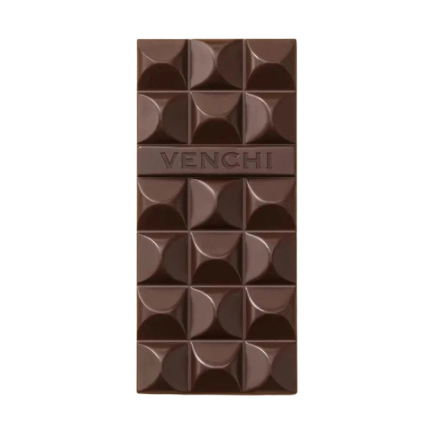Venchi 75% mörk chokladkaka med geometriskt mönster
