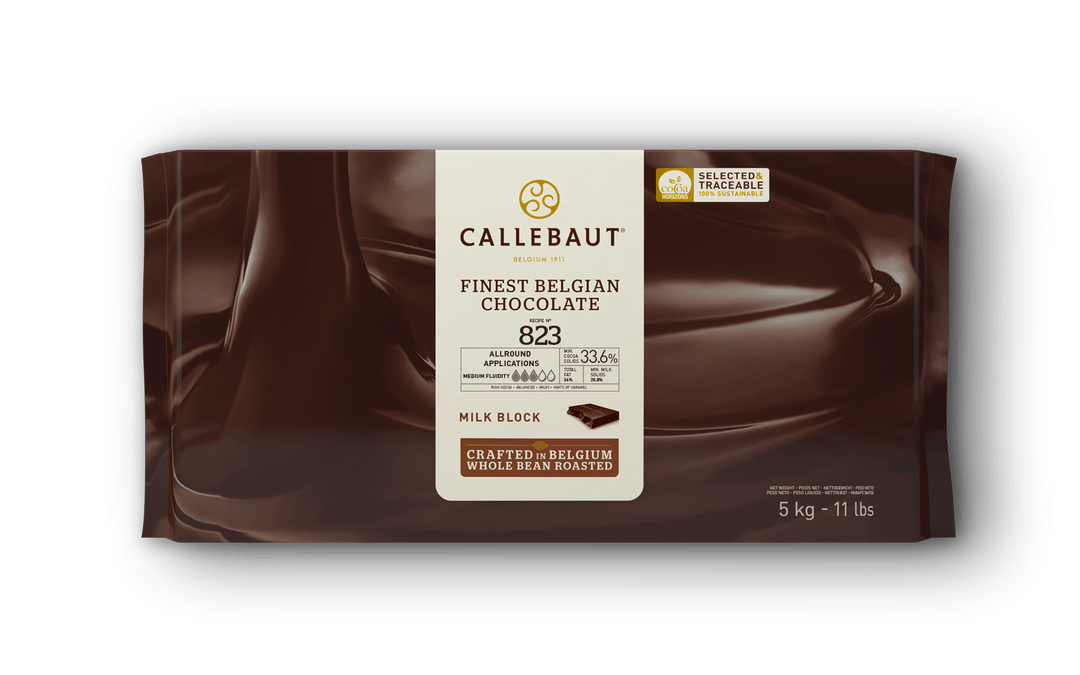 Callebaut 823 maitosuklaalohko 5 kg, 33,6 % kaakaota