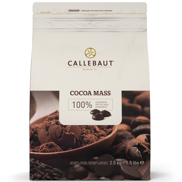 Callebaut 100% Cocoa Mass Easymelt 2.5kg resealable pouch
