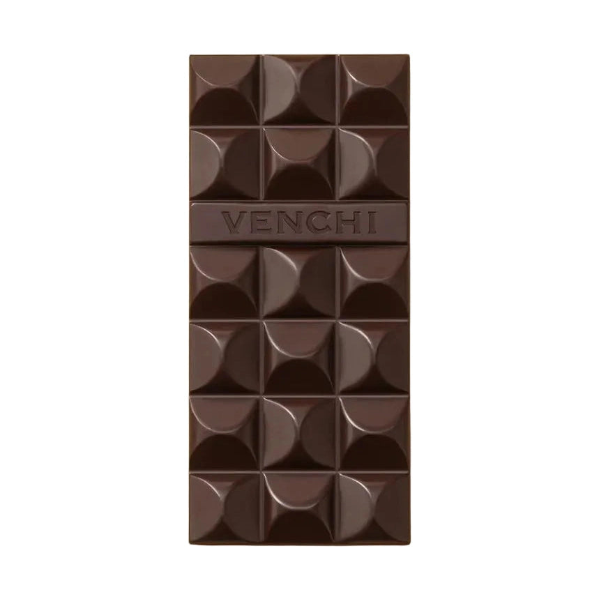 Venchi sockerfri mörk chokladkaka med geometriskt mönster
