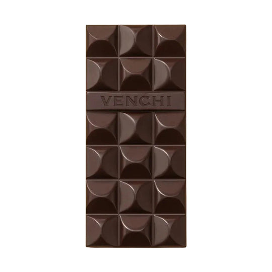 Venchi sockerfri mörk chokladkaka med geometriskt mönster
