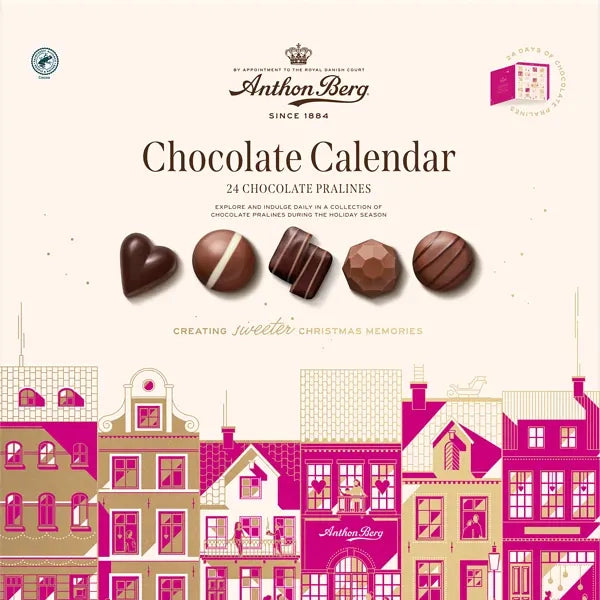 Anthon Berg chocolate advent calendar with assorted pralines