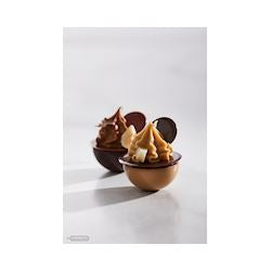 Fyllda praliner med banan och vispad kräm