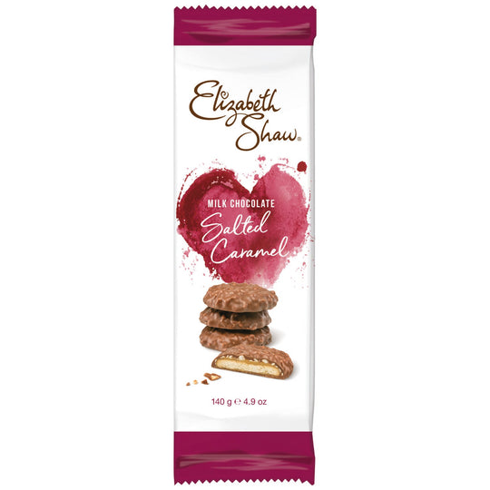Elizabeth Shaw chokladkex med salt karamellfyllning, 140g