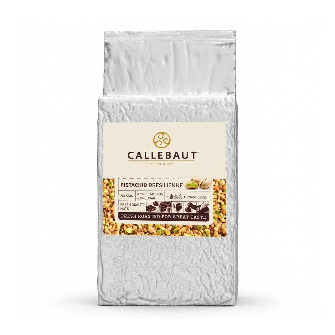 Callebaut Pistachio Bresilienne 1 kg foliepackning med etikett
