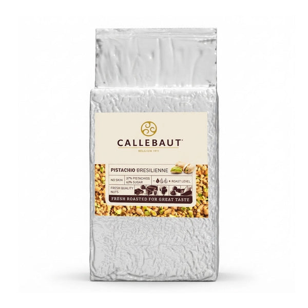 Callebaut Pistachio Bresilienne 1 kg foliepackning med etikett