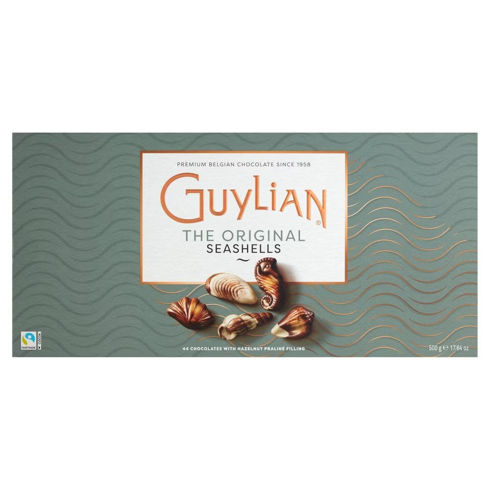 Teal Guylian -rasia, jossa 44 saksanpähkinä-pralinéä