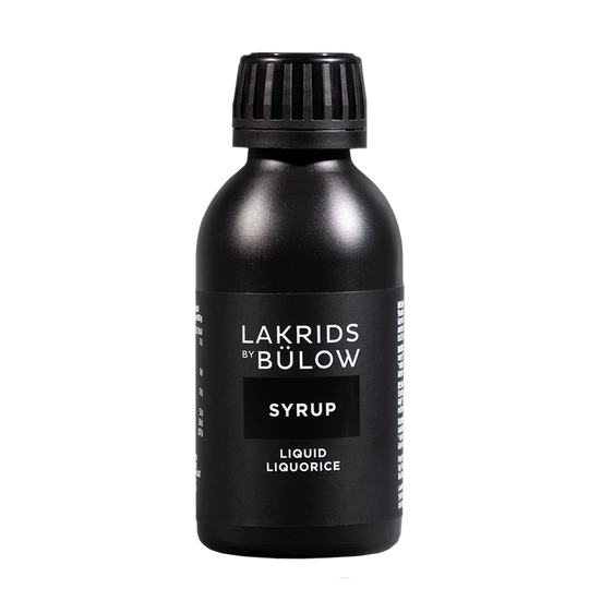 Lakrids By Bülow siirappi 170g mustassa pullossa