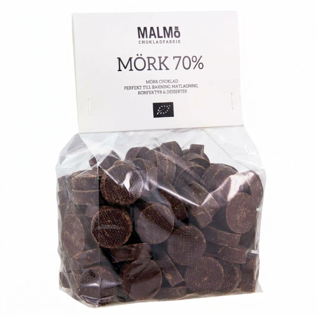 Mörk chokladpellets 70% EKO 1kg