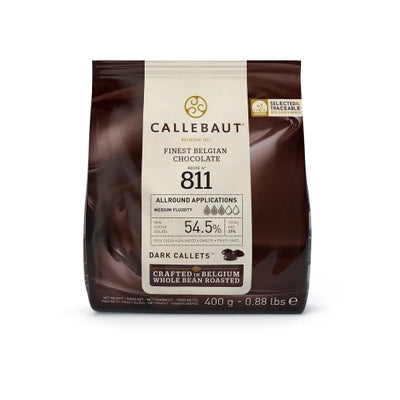 Callebaut 811 Mörk Choklad 54,5% 400g