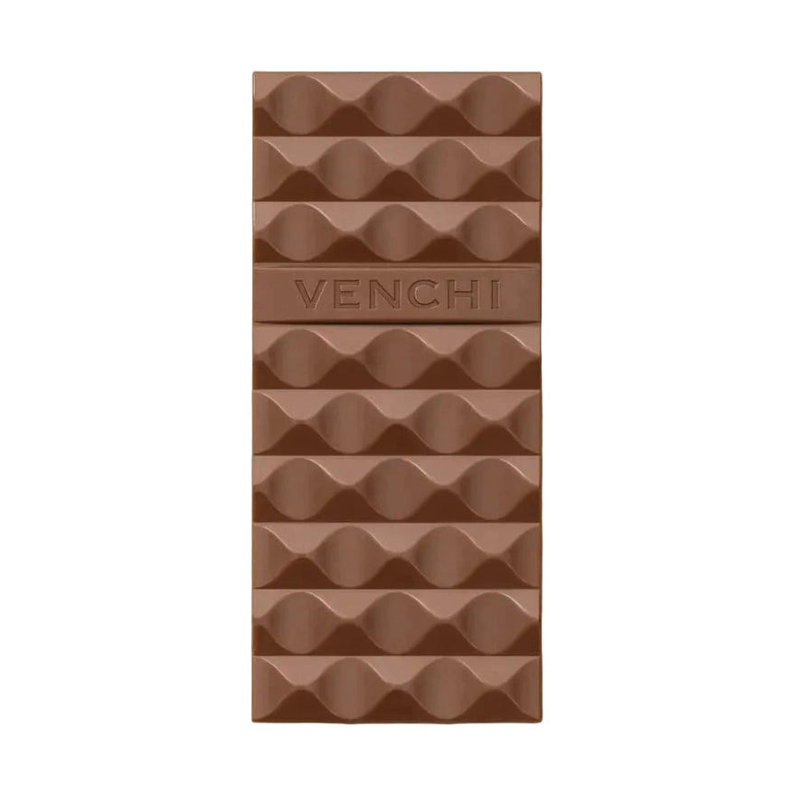 Venchi Cremino chokladkaka med vågformigt mönster och VENCHI-prägling