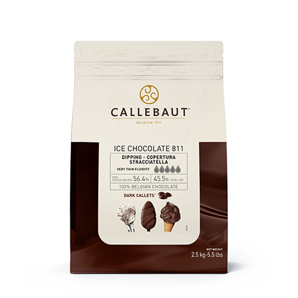 Callebaut Ice Chocolate Tumma lasisuklaa 57,9 % 2,5 kg kastekupla