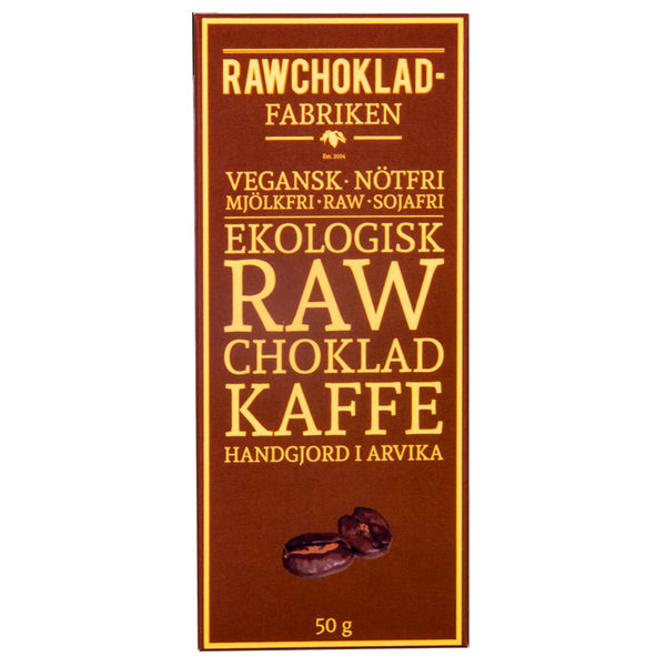 Ekologinen raaka kaakao kahvilla, 50g, vegaaninen